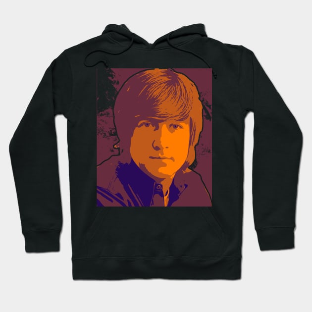 John lennon, brown Hoodie by Degiab